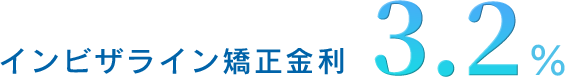 インビザライン矯正金利